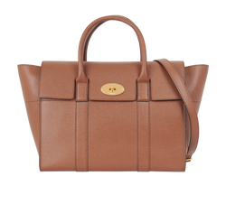 Small Bayswater with Strap, Leather, Brown, S/DB, 3*